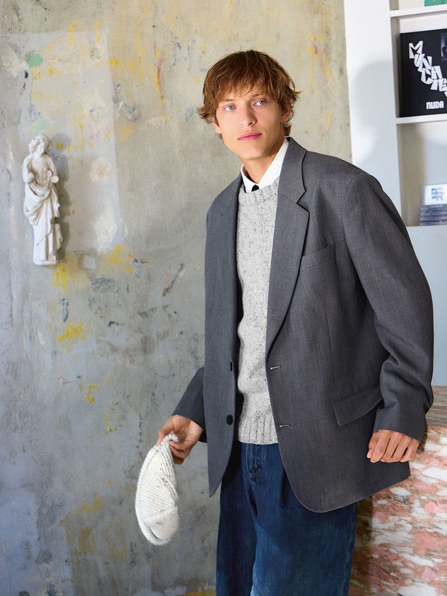 Brendan Sweater Man Tweed - 2412 Nr. 8  