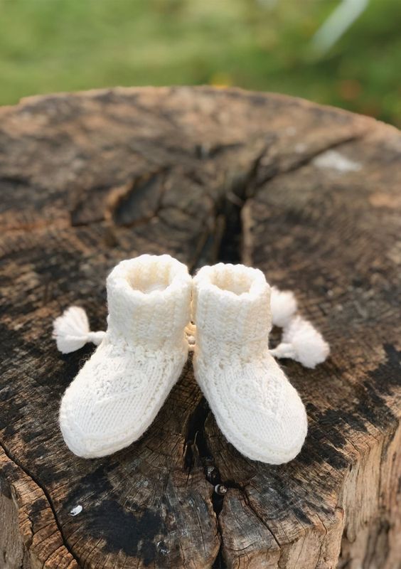 Hjerte babysokker