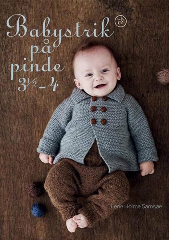 Babystrik på pinde 3,5 - 4, hæfte 2