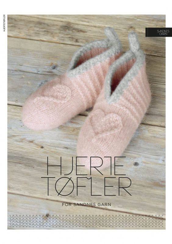 Hjertetøfler til dame