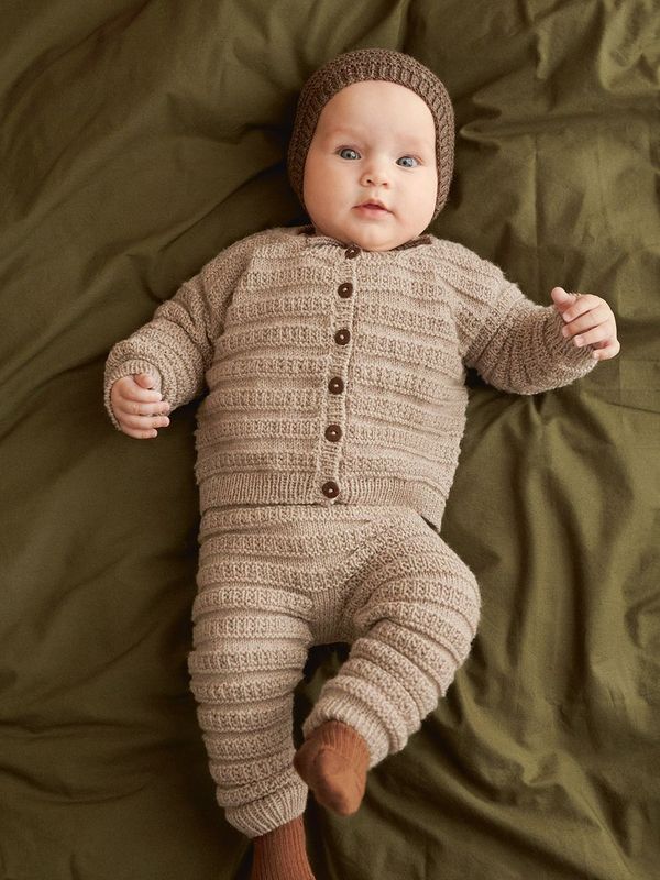 Filip Cardigan, Pants & Bonnet Baby