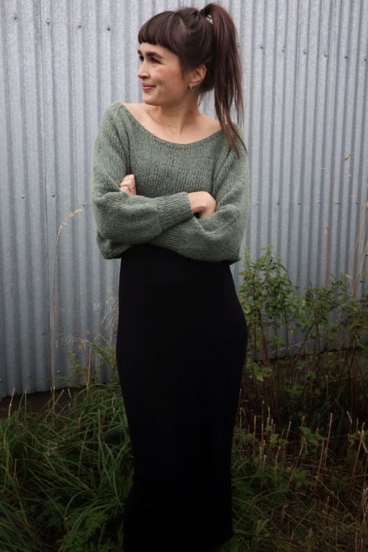 Cropped Wester Sweater