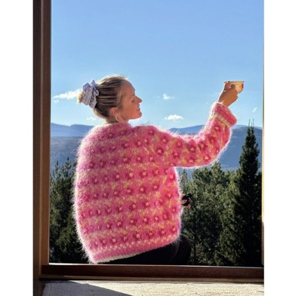 Hovedbilde Ellinor genser - Fuchia, ...