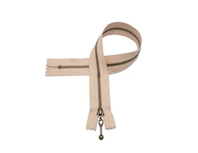 Hovedbilde Glidelås 18cm 5mm Beige 
