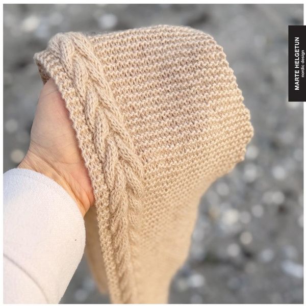 Hovedbilde Fletteskjerf i REN Cashmere