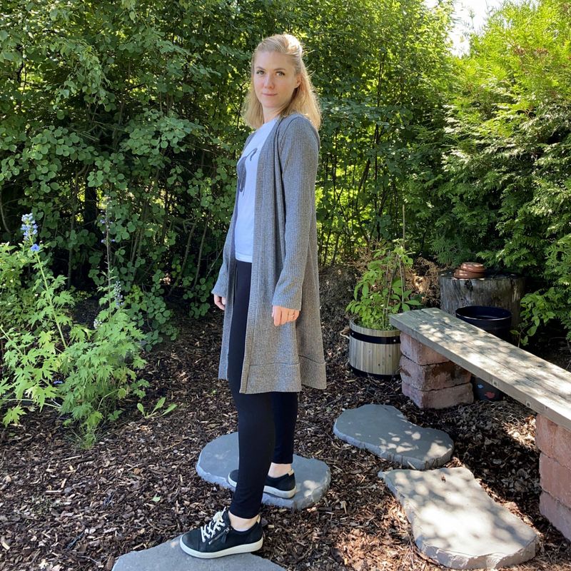 Karin hverdagscardigan (XXS-4XL)