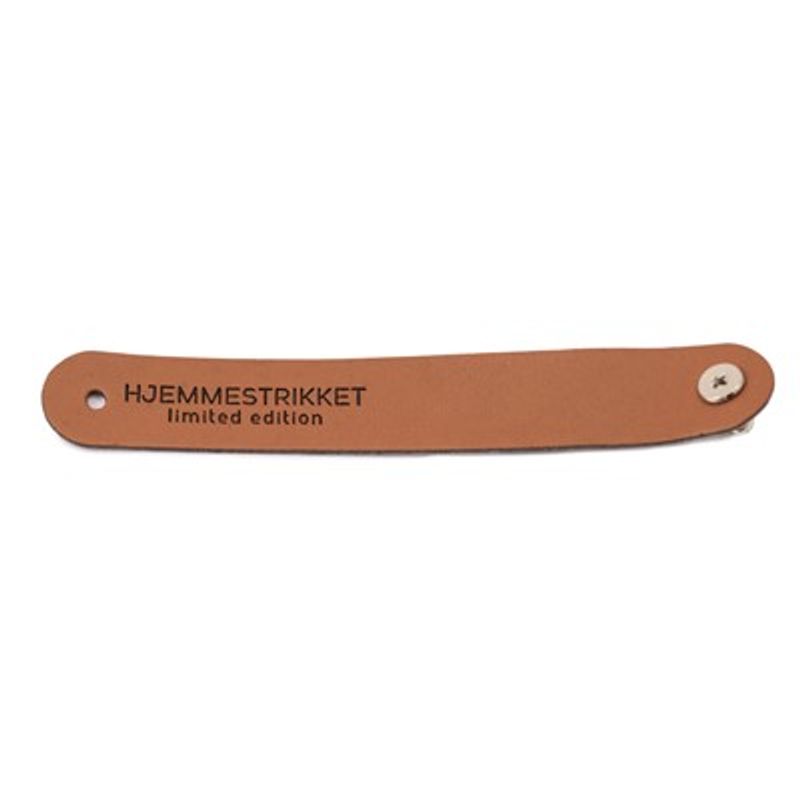 Merke Brun Hjemmestrikket rund