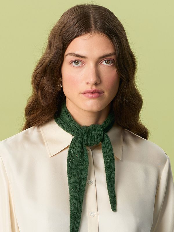 Miu Pointelle Scarf