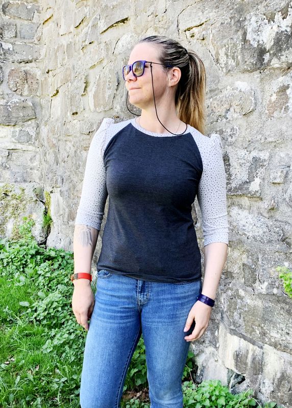 Raglan med & uten puff (XS-4XL) -Papir