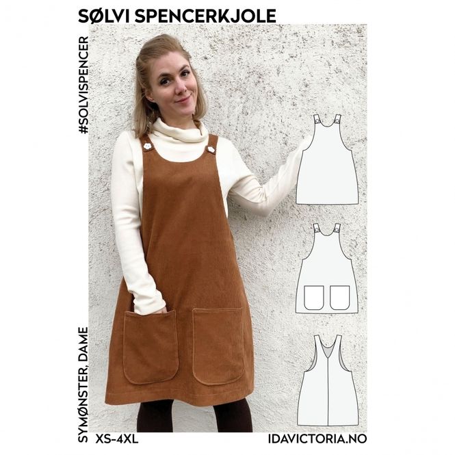 Hovedbilde Sølvi Spencerkjole (XS-4XL)