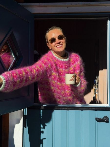 Hovedbilde Ellinor genser - Fuchia, ...