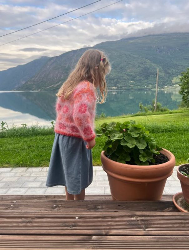 Mini Mari Sweater - Korall/rosa