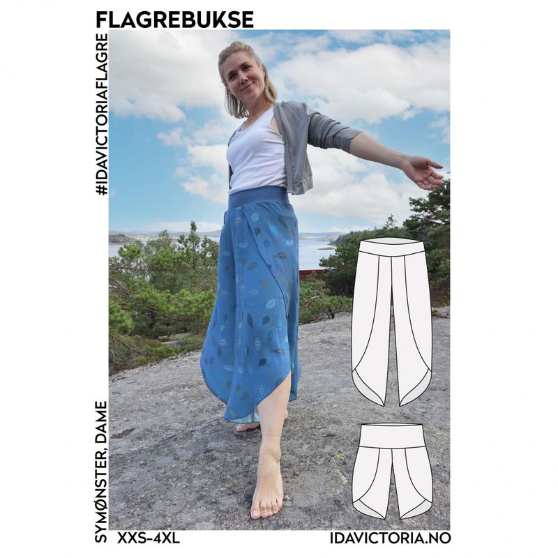Flagrebukse (XXS-4XL)  Papir