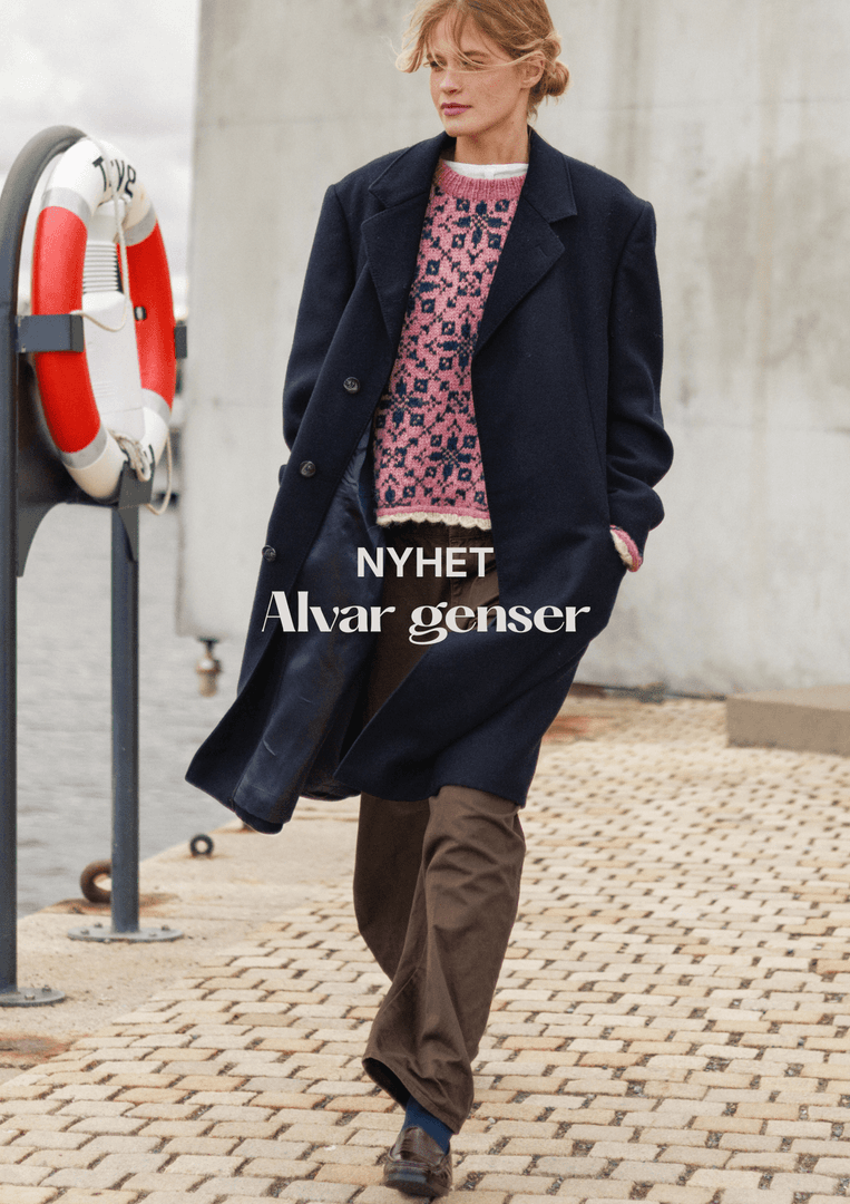 Nyhet: Alvar genser - garnpakke
