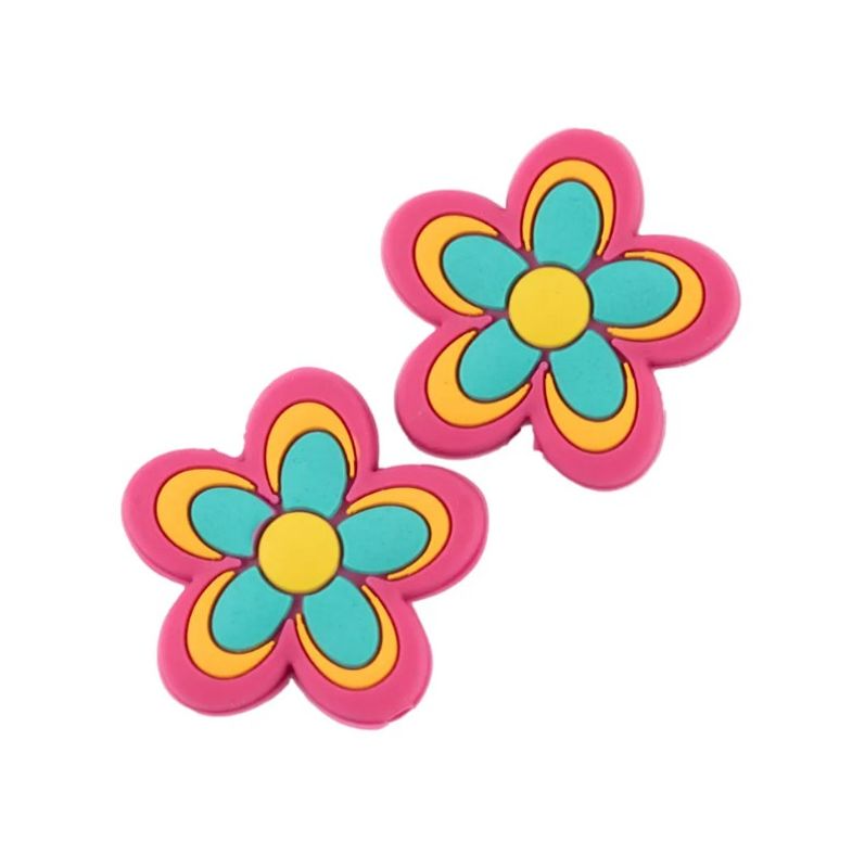 Maskestopper Blomst Rosa/grønn/gul