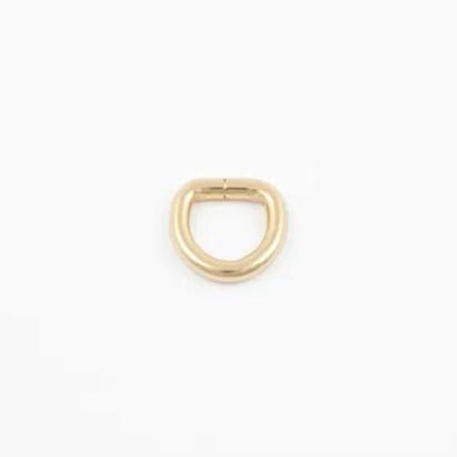 Hovedbilde D-ring 16x16mm Gull 