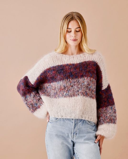 Hovedbilde Sweater med brede striper ...