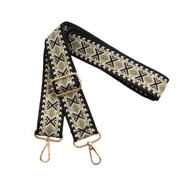 Hovedbilde Skulderreim Sort/lysgrønn ...